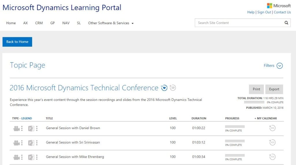 Technical-conference-dynamics-learning-portal