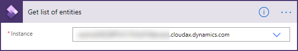 Power Automate - Obtener lista de entidades