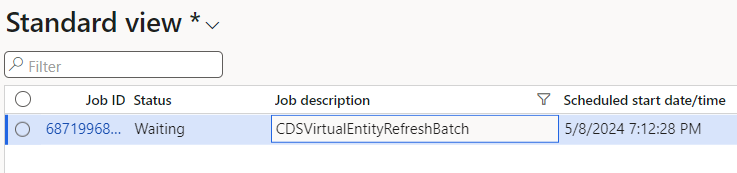 CDSVirtualEntityRefreshBatch